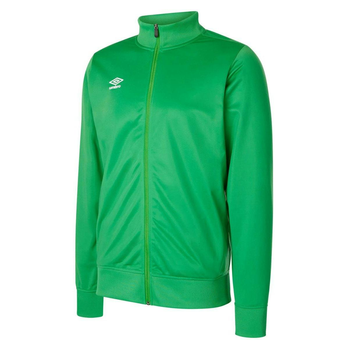 Umbro Men's Club Essential Jacket - Emerald - M - Emerald - 100% Polyester