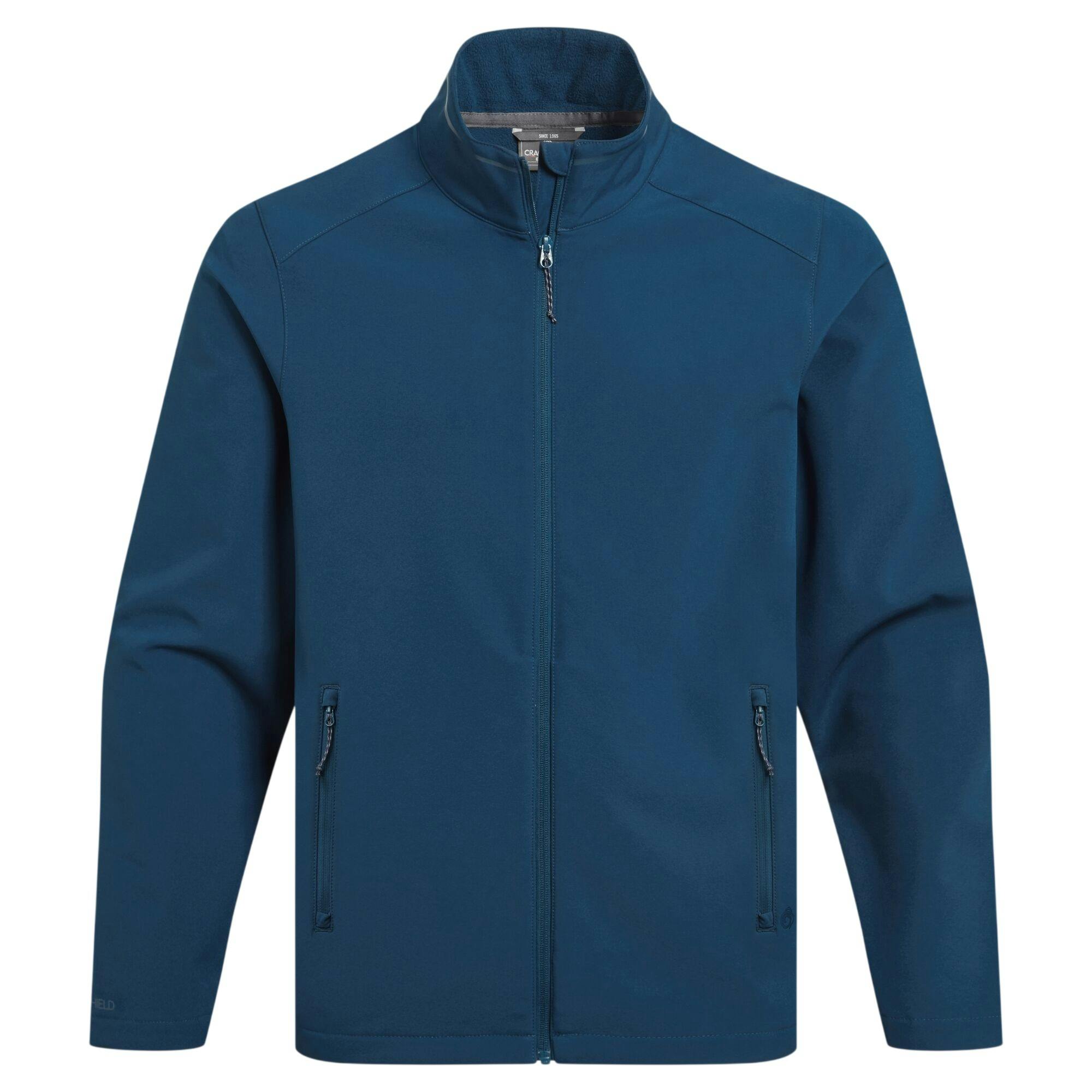 Craghoppers Men's Blue Expert Basecamp Ii Soft Shell Jacket - Poseidon - Xxl - Poseidon - 97% Recycled Polyester/3% Elastane