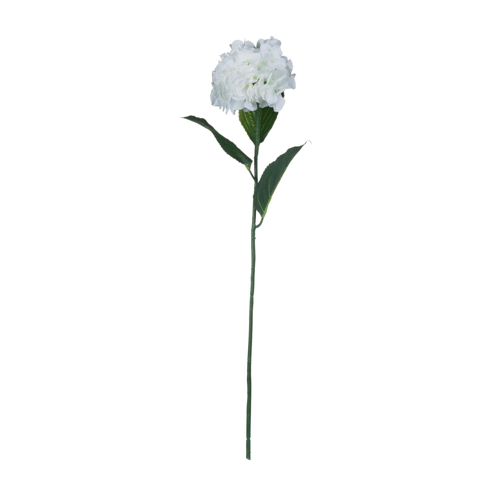 B&Q -  Artificial Small Head Hydrangea White (One Size) - Image 3