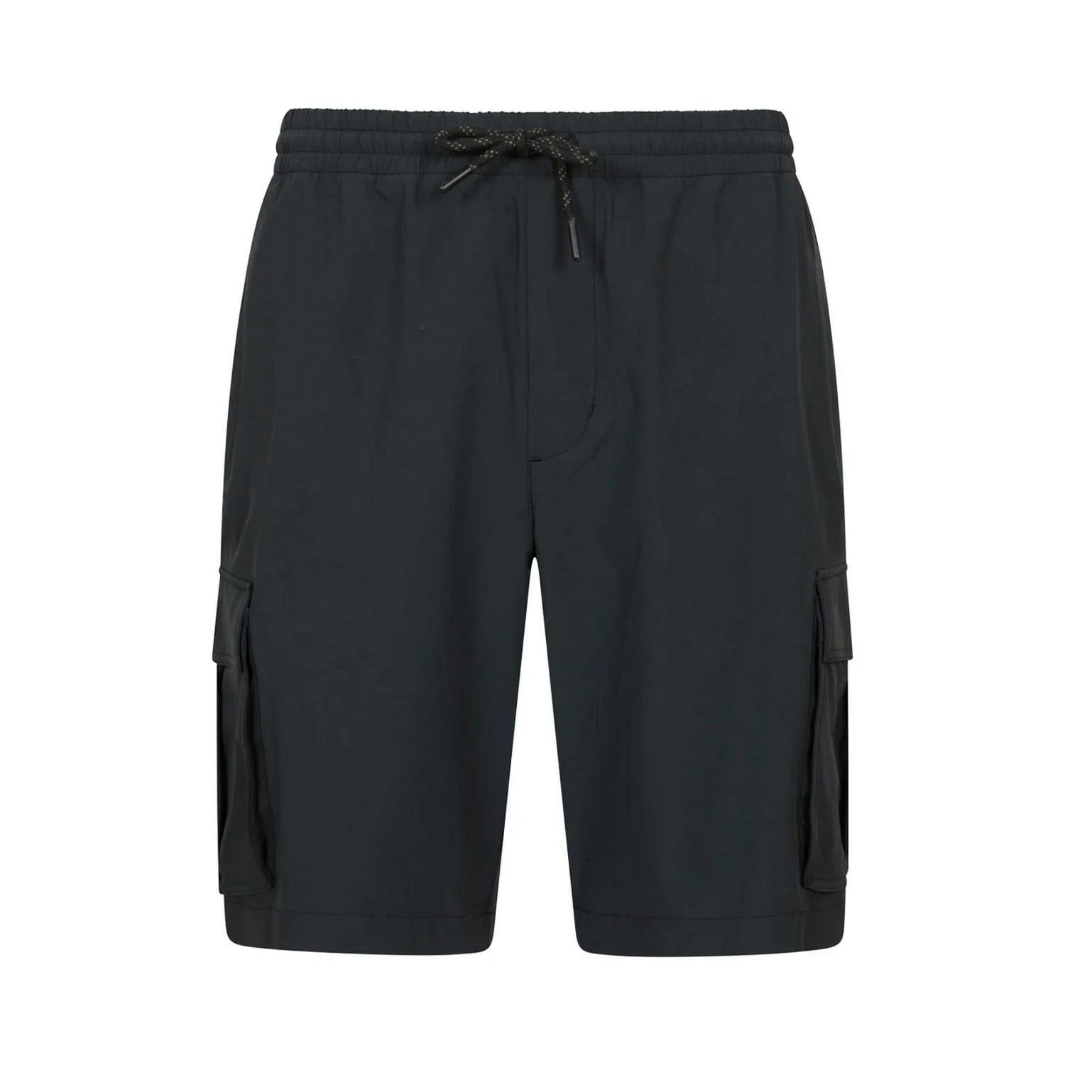 Mountain Warehouse Men's Black Everyday Cargo Shorts - 42R - 88% Polyamide/12% Elastane