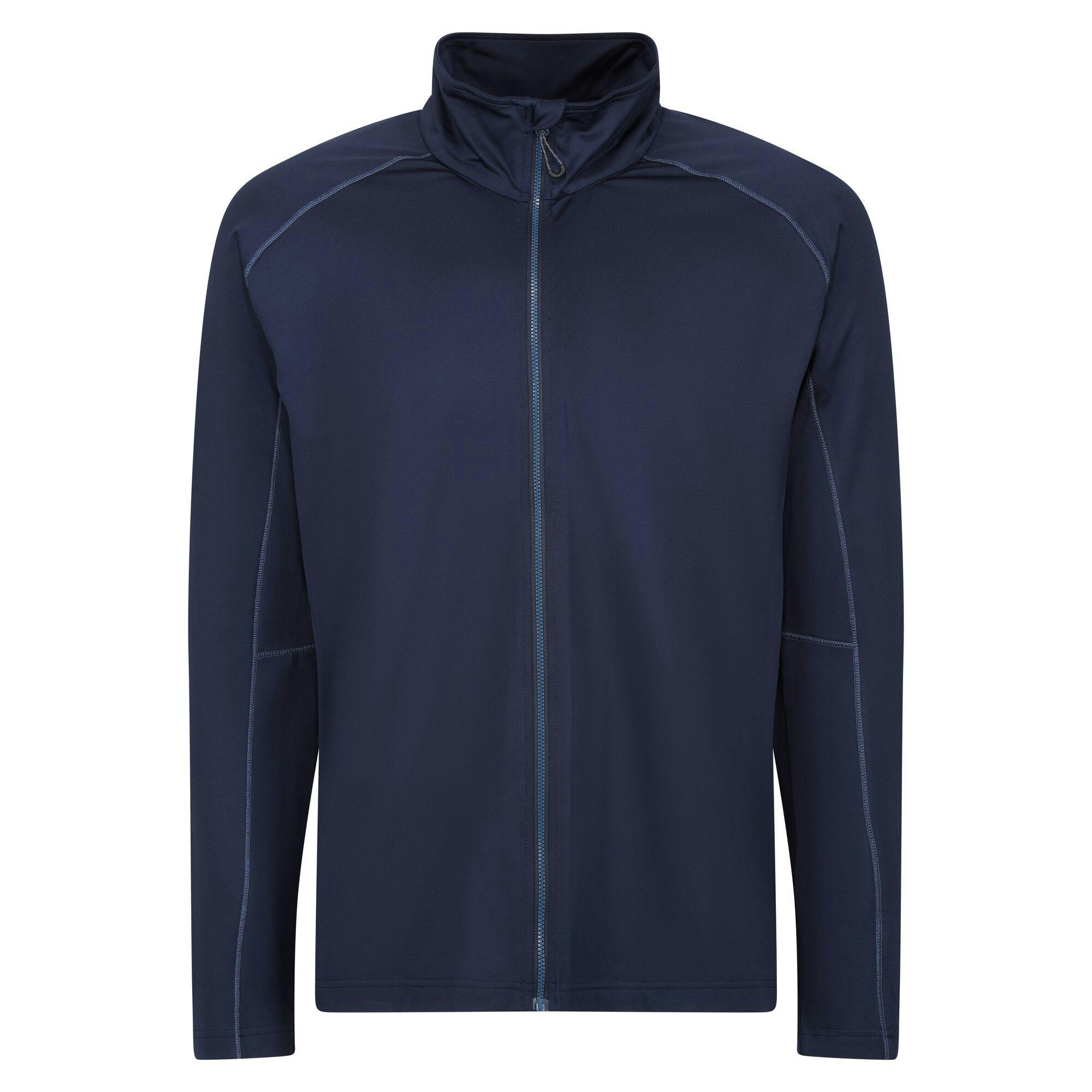 Regatta Men's Professional Stretch Full Zip Midlayer - Navy - Xl - Navy - 95% Polyester/5% Elastane