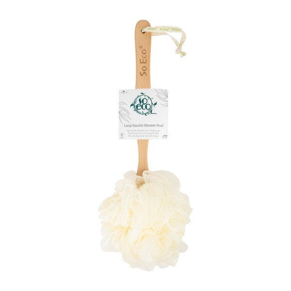 So Eco Long Handle Shower Pouf Body Sponge With An Extended Handle 1 Pc - Image 3