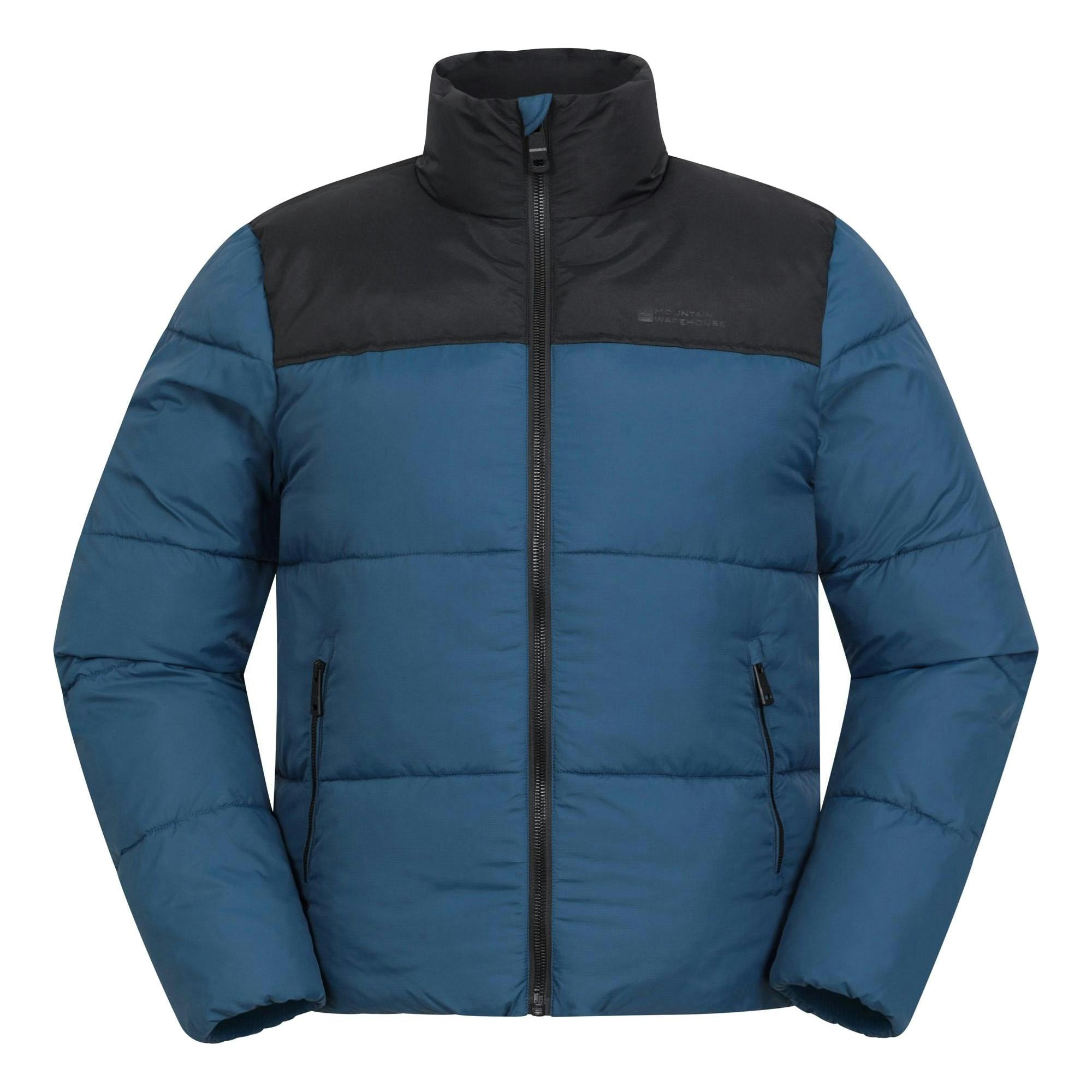 Mountain Warehouse Men's Voltage Ii Padded Jacket - Petrol - Xs - Petrol - 100% Polyamide