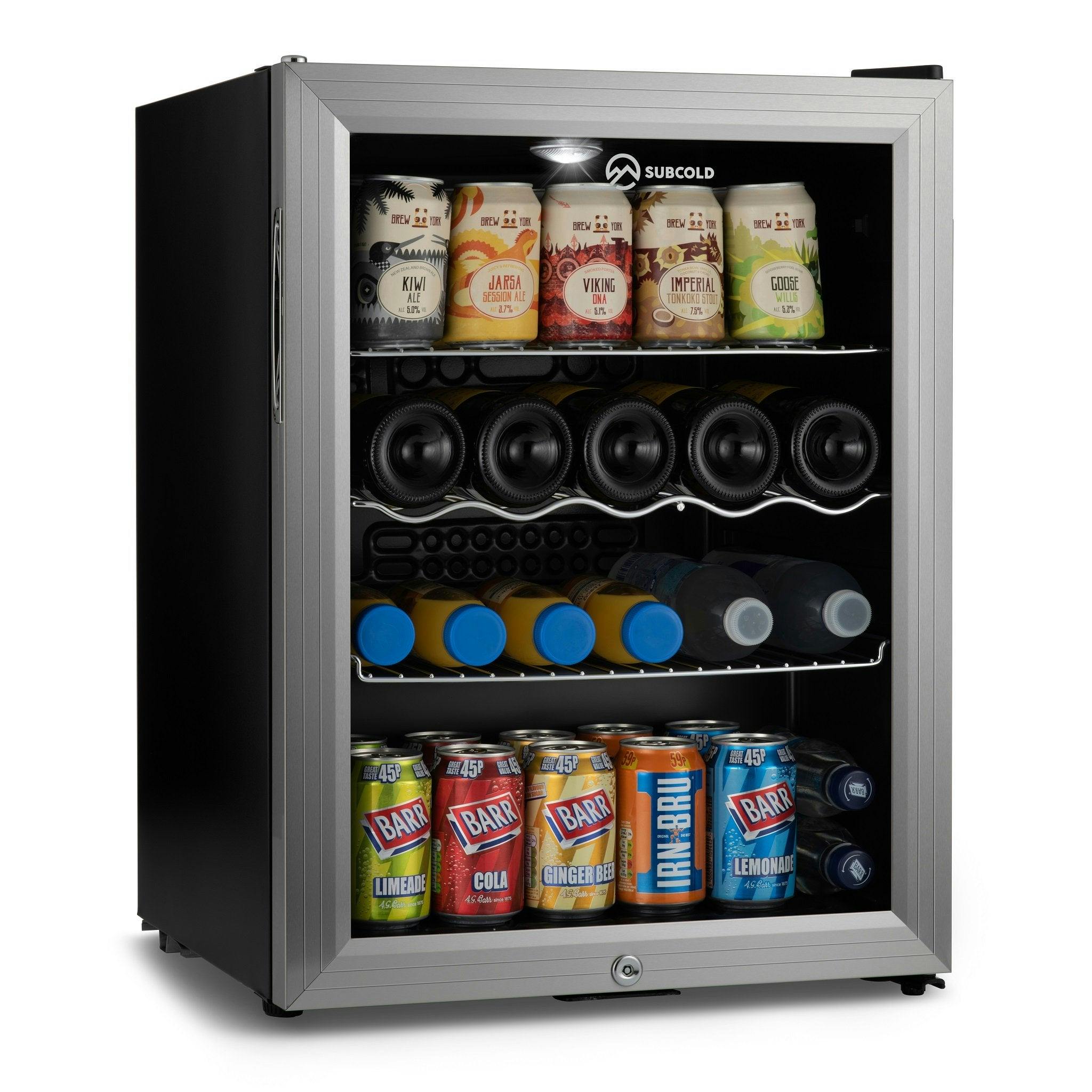 Subcold Black/Silver Super 65 Led Beer Fridge