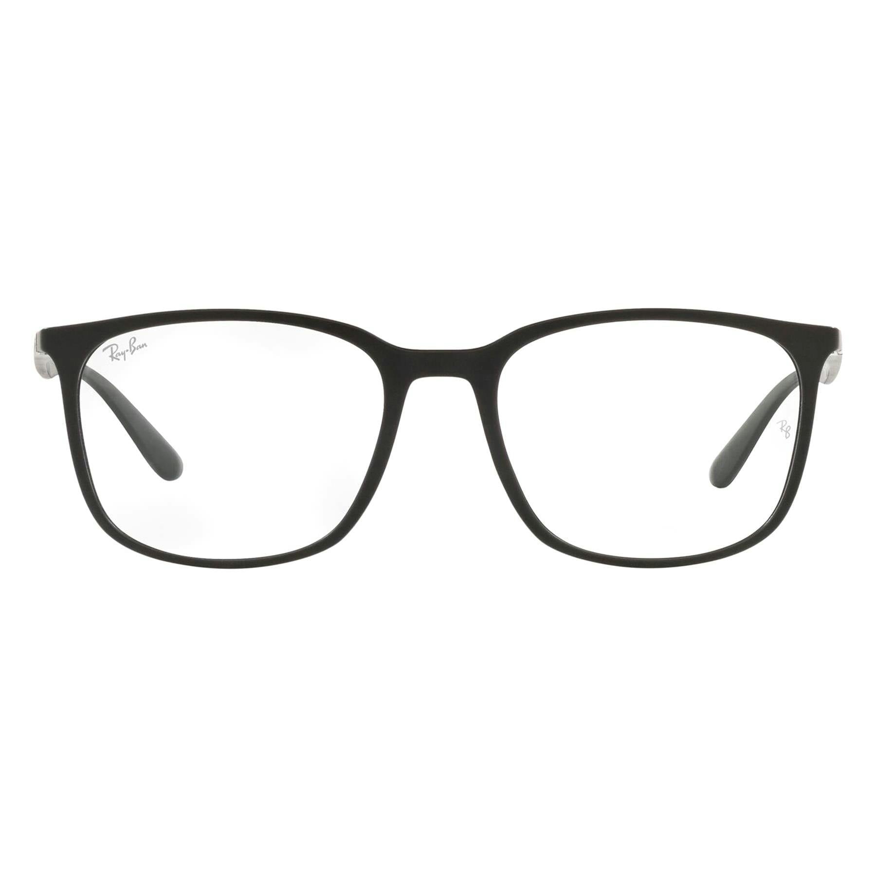 Ray-Ban Unisex Black Square Plastic Eyeglasses Online - Full Rim - Rb7199 - Image 10