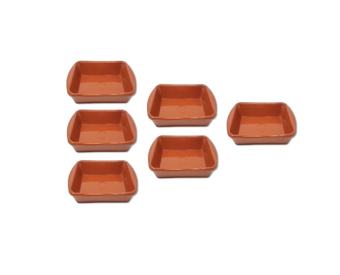 Rackhams Brown El Toro - Rectangular Oven Dishes - 18Cm - Earthenware