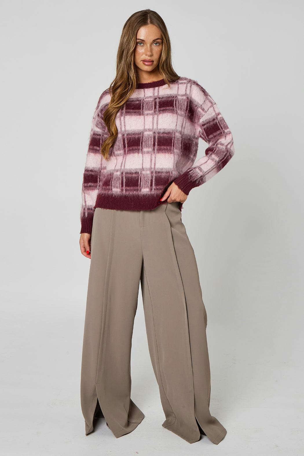 Urban Bliss Checkered Jumper - S