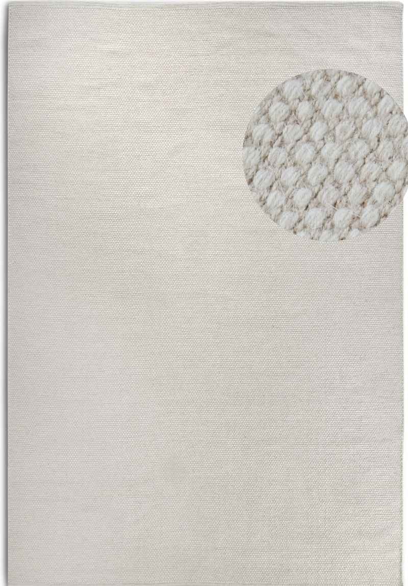 Rackhams White Delhi Wool Rug Pradesh – Handwoven - 160X230 Cm