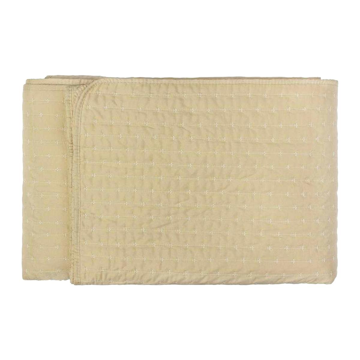 Rackhams Henley Pin-Cord Bedspread - Champagne - 235Cm X 23Cm - Champagne - 100% Mixed