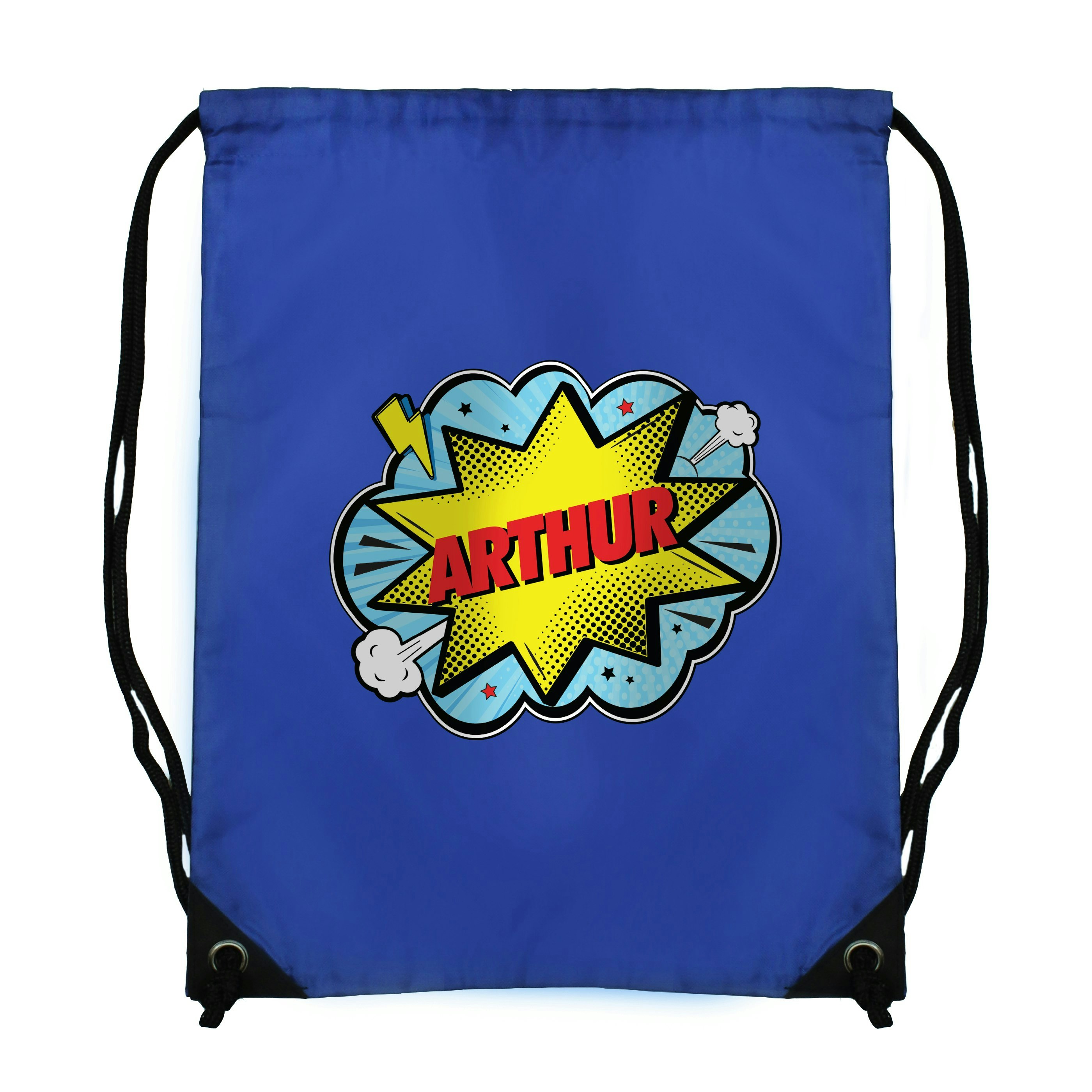 Personalised Memento Company Blue Personalised Super Hero Kit Bag