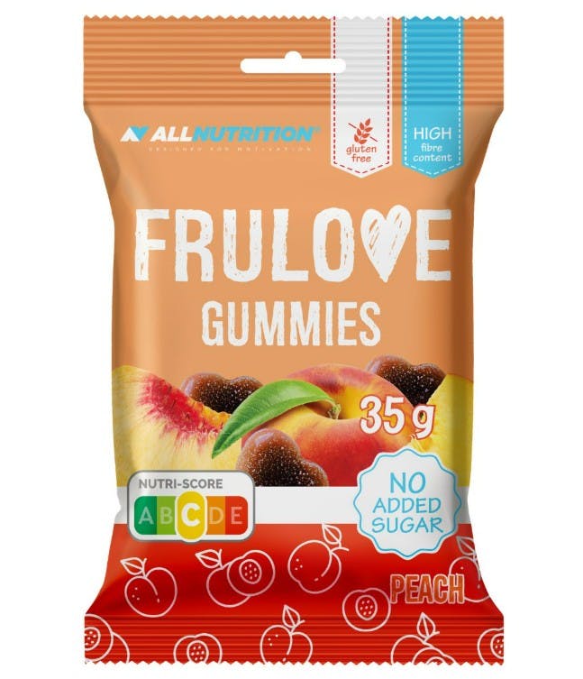 Allnutrition Peach Frulove Gummies, - 35G