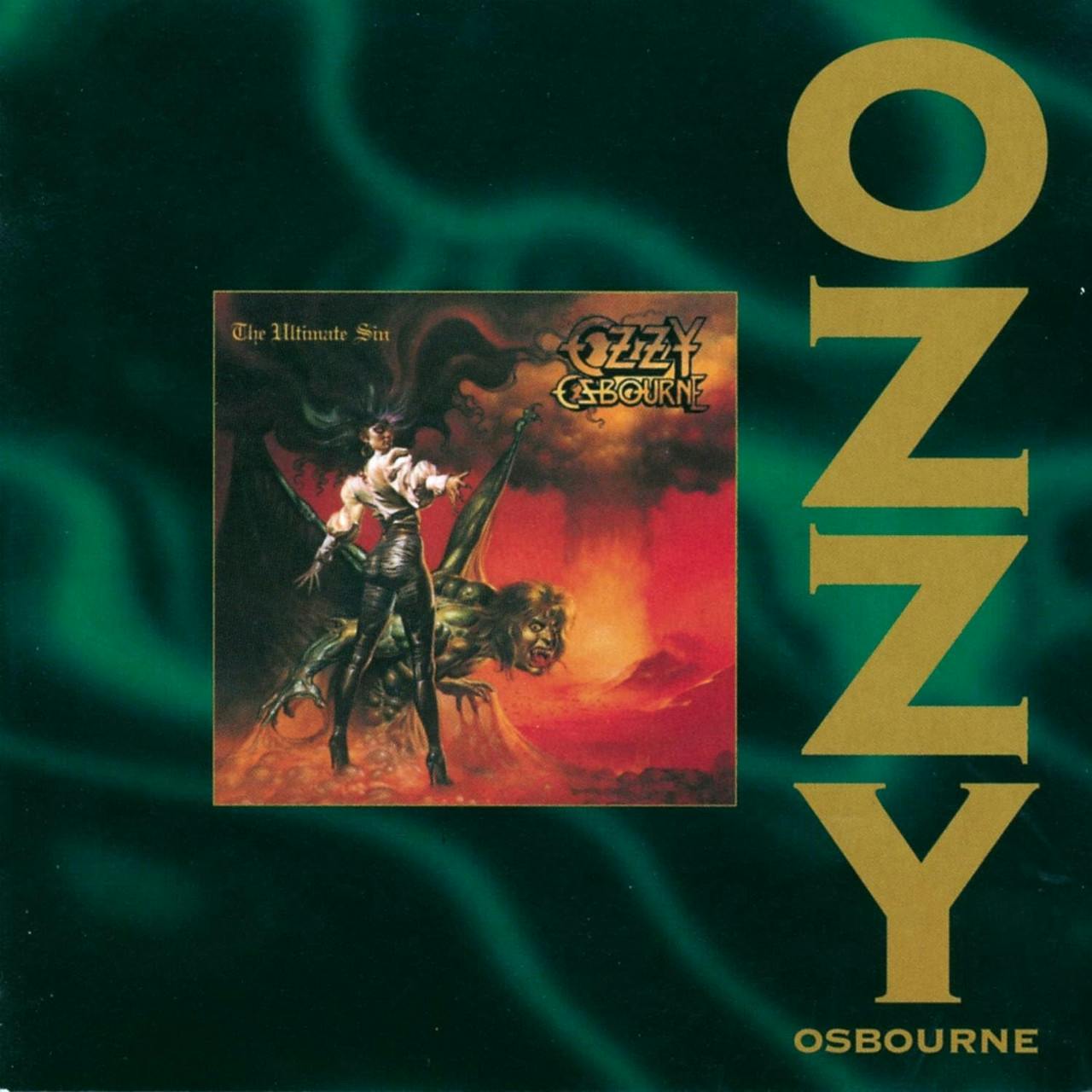 Eyesore Merch Dark Ozzy Osbourne 'The Ultimate Sin' Cd Jewel Case