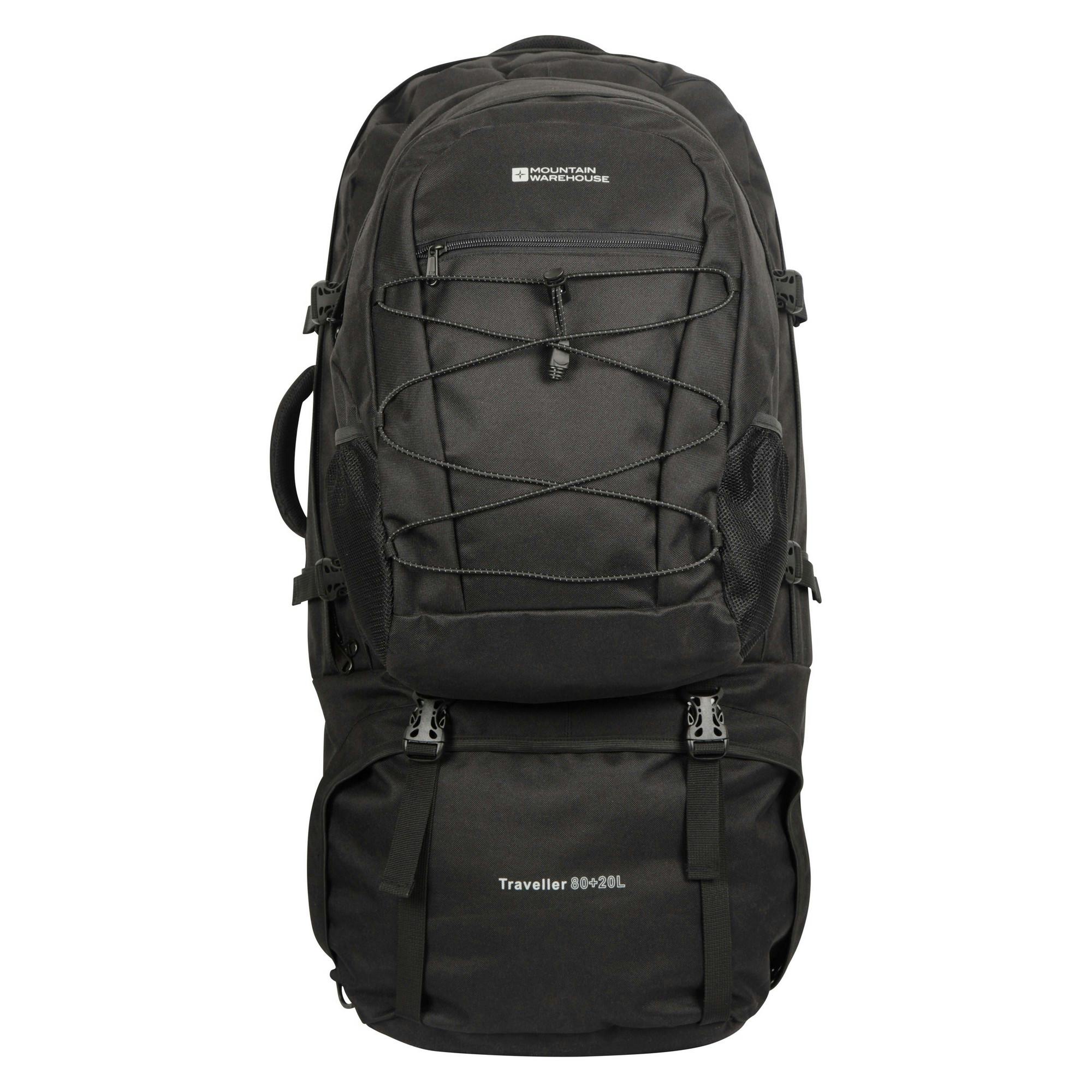 Mountain Warehouse Black Traveller 100L Backpack - One Size
