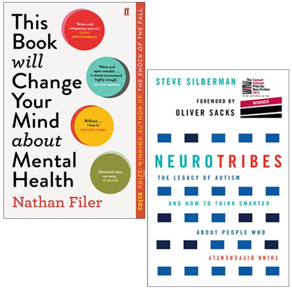 Various Publishers This Book Will Change Your Mind About Mental Health By Nathan Filer And Neurotribes By Steve Silberman 2 Books Collection Set