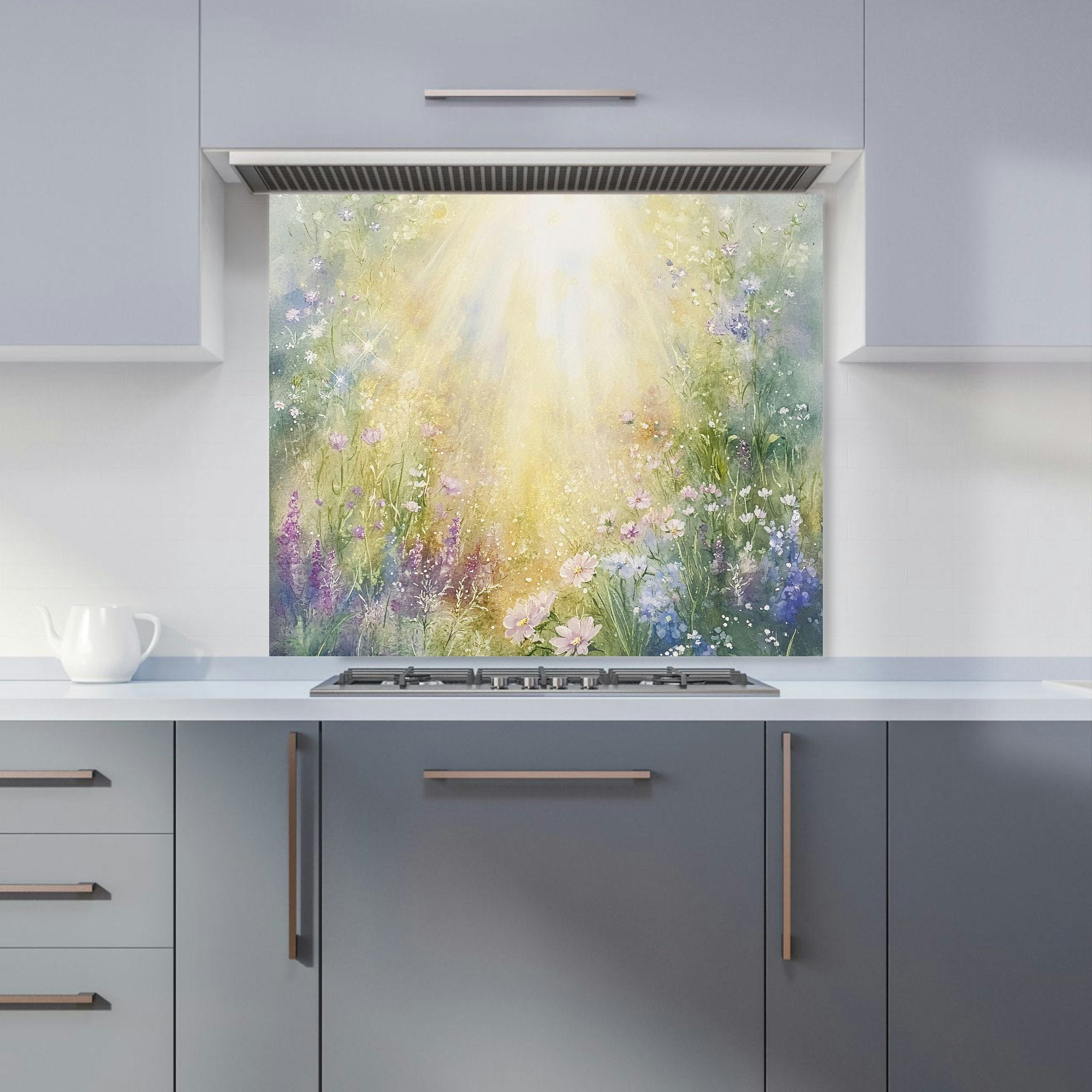 Warren Reed Spring Meadow Kitchen Splashback - W900mm X H750mm