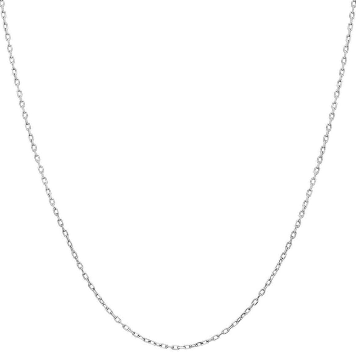 Spero London Silver Curb Chain Necklace Sterling