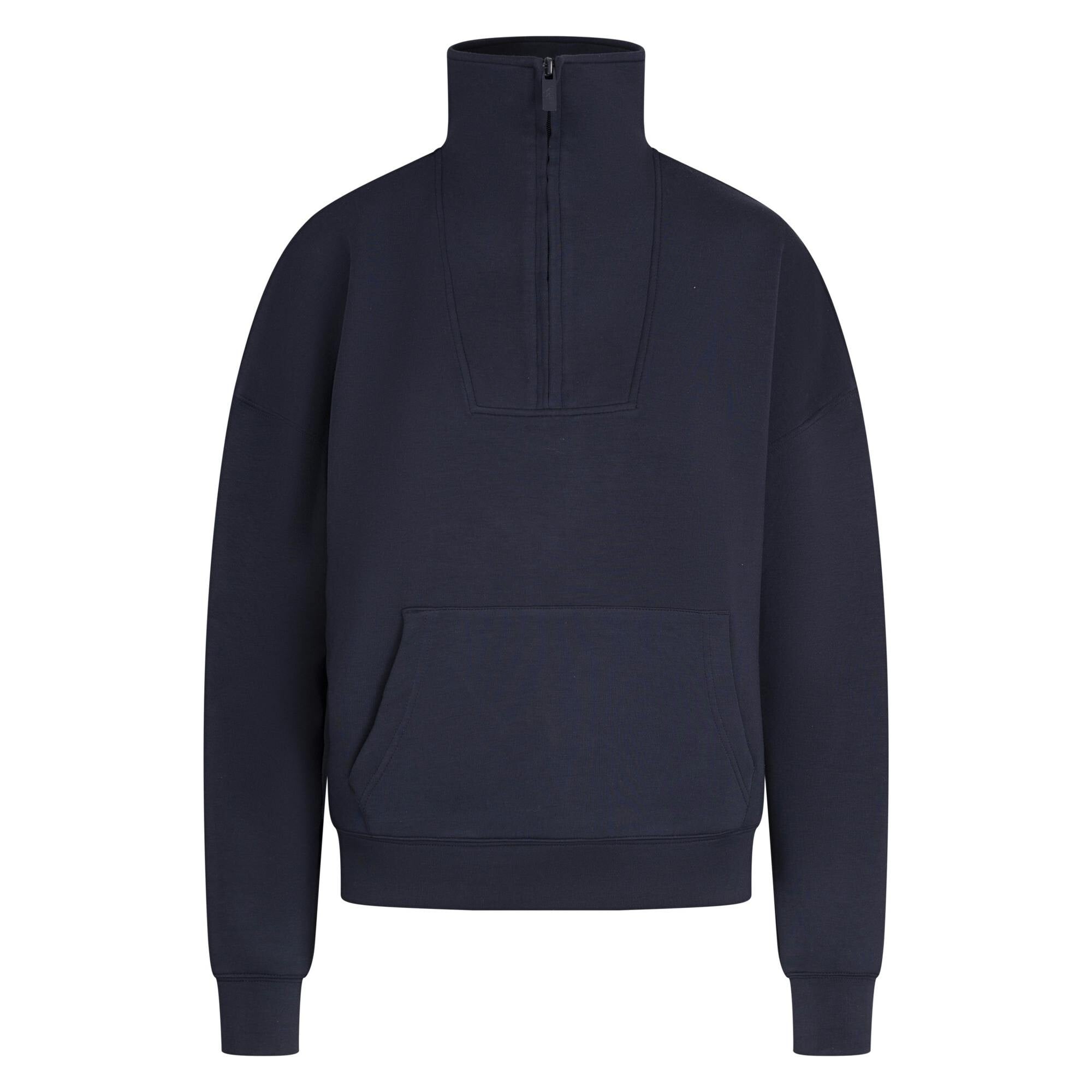 Trespass Women's Navy Jean Half Zip Sweatshirt In | Size: Medium - Image 3