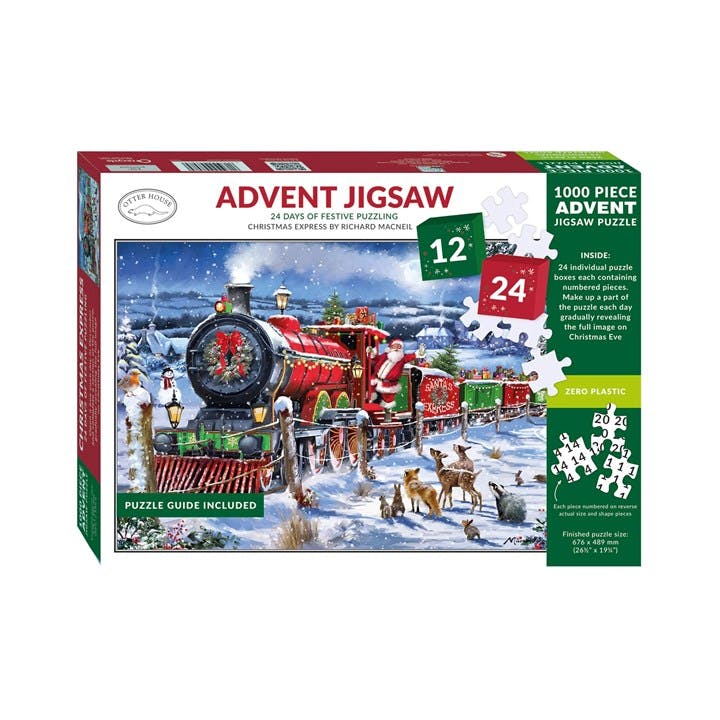 Unbranded Christmas Express Jigsaw Advent, Jigsaws & Puzzles, Family, Gift - Jigsaws & Puzzles