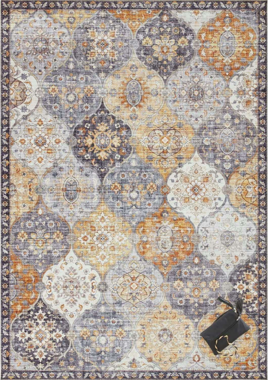Hanse Home Yellow Kashmir Ghom In Oriental-Optic - 80X150 Cm