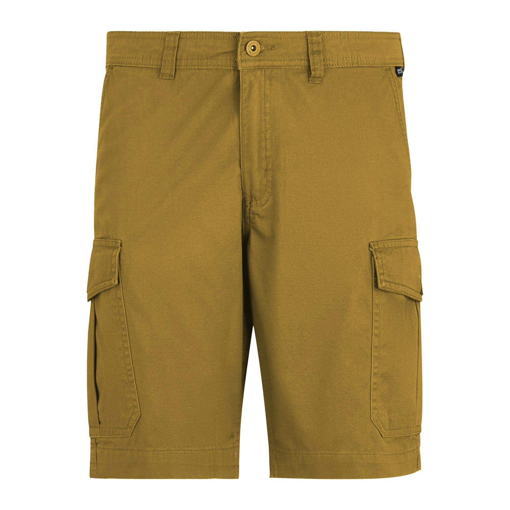 Regatta Men's Brown Ruwan Casual Shorts - Wood - 30R - Wood - 100% Cotton