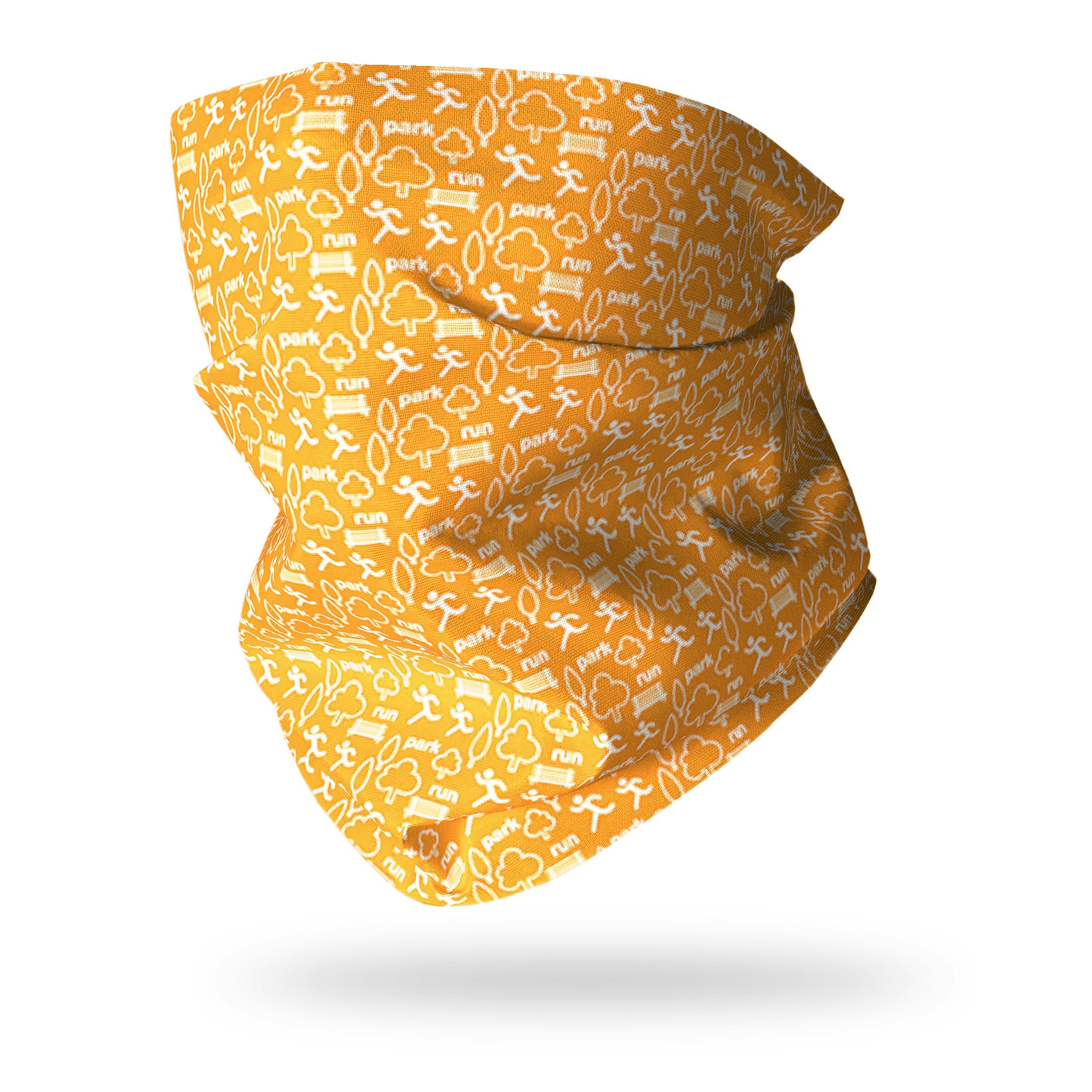 Ruffnek Unisex Orange Park Running Snood Tube Scarf