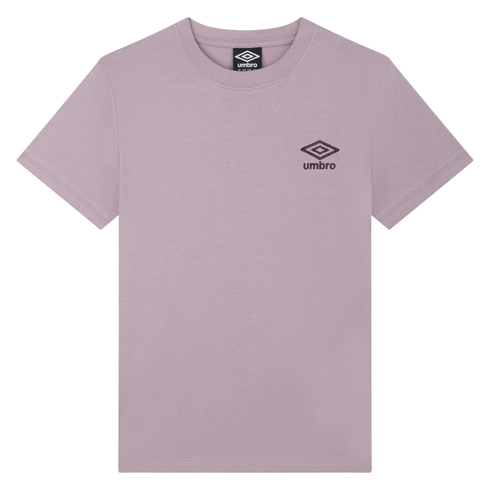 Umbro Women's Mauve/Purple Core Classic T-Shirt - Shadow/Potent - Shadow/Potent - M - 90% Cotton/10% Elastane