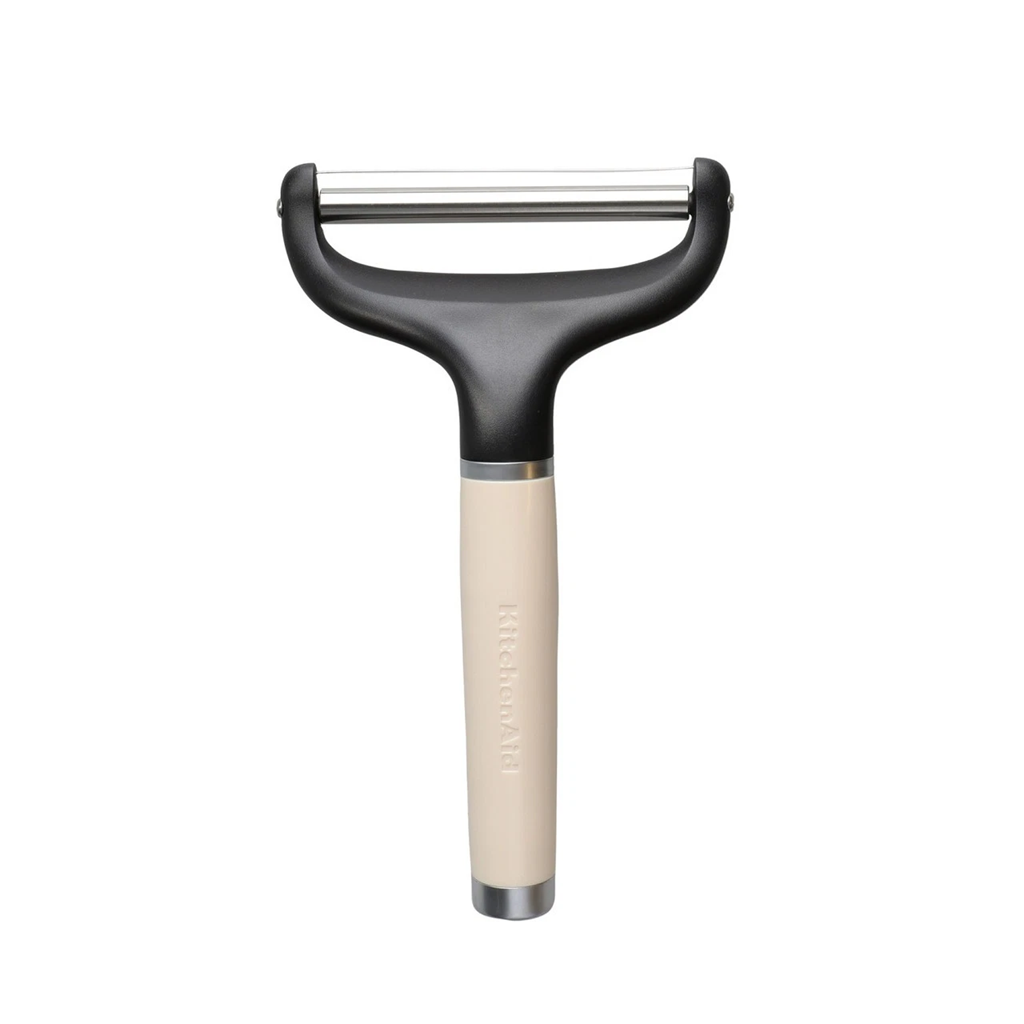 Rackhams Cream Stainless Steel Cheese Slicer - Almond - Plastic - Cheese Slicers