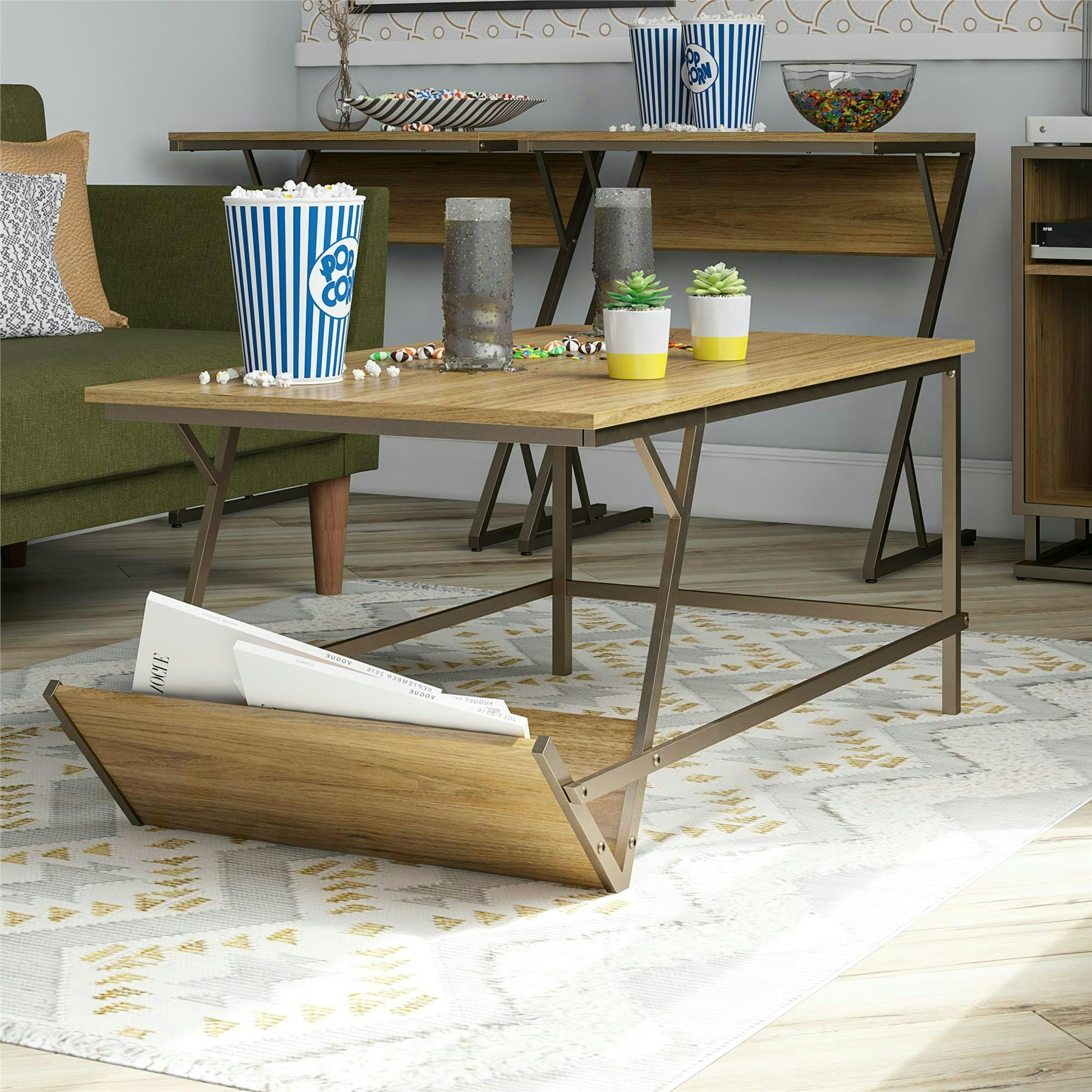 Rackhams Brown Regal Coffee Table In Walnut Look