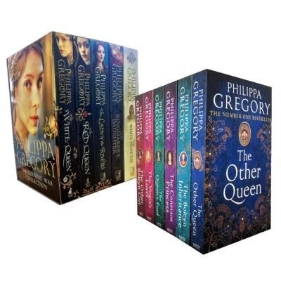 Harpercollins Girls Red/White Philippa Gregory - Tudor Court And Cousins War Series - 11 Books Collection Set
