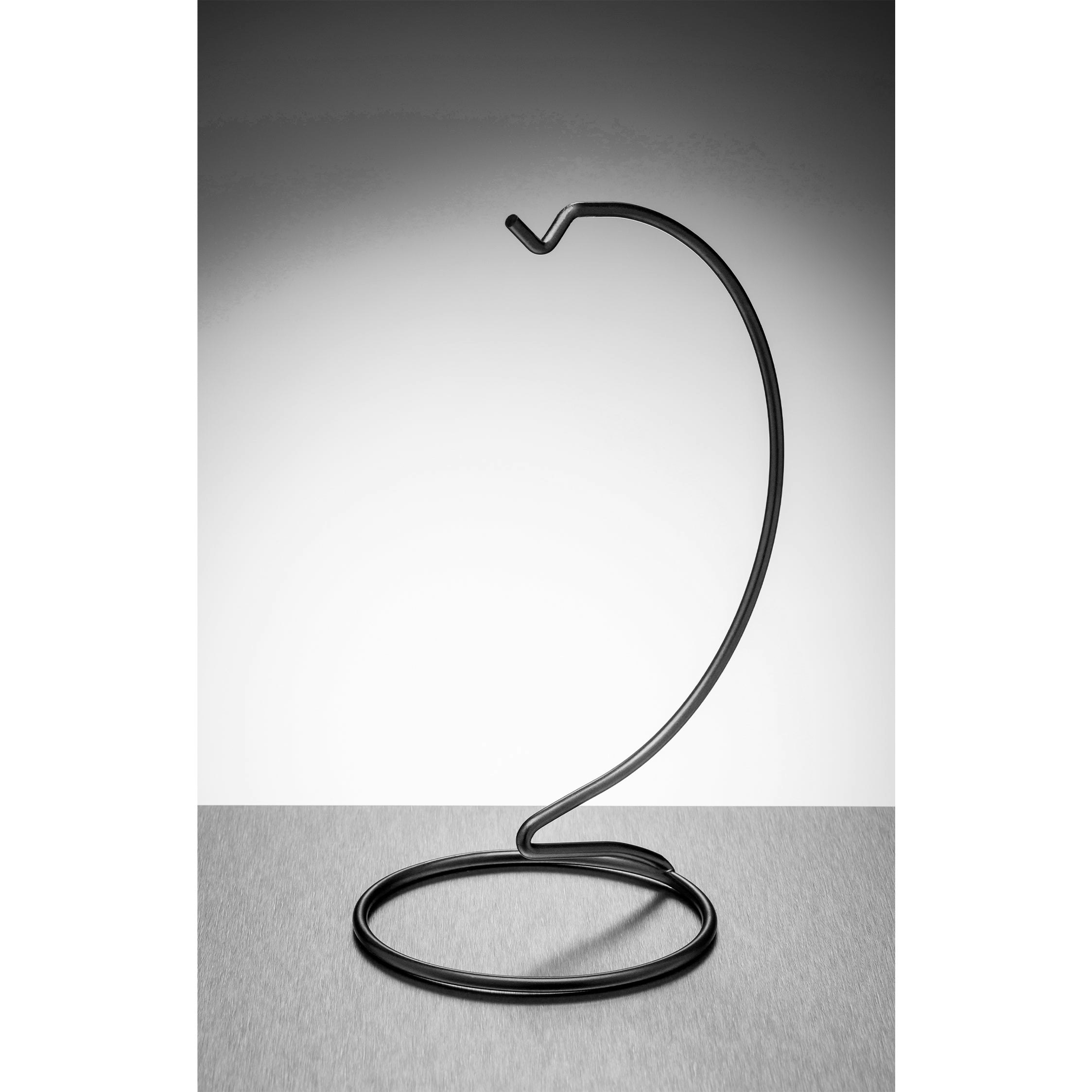 Sienna Glass Black Metal Ornament Stand - Medium