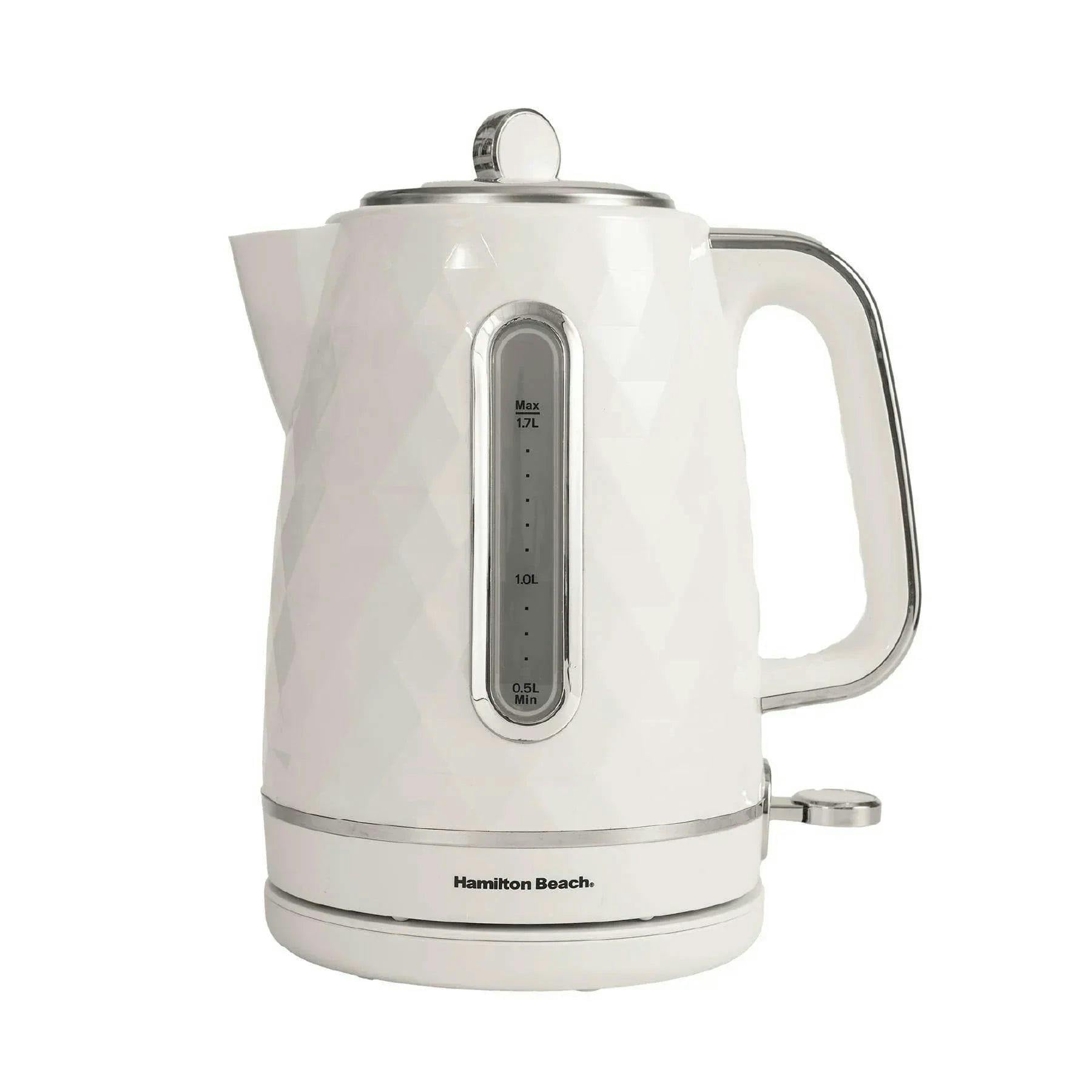 Hamilton Beach White Diamond 1.7L Kettle