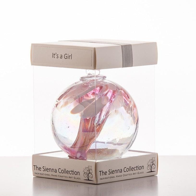 Rackhams Girls Pink 10Cm Spirit Ball - 'It's A !'
