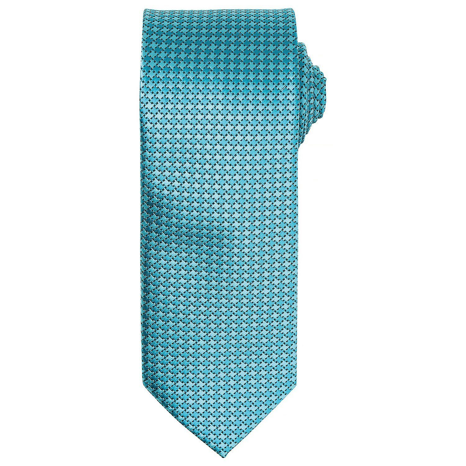 Premier Unisex Puppytooth Tie (Turquoise) - One Size - Image 3