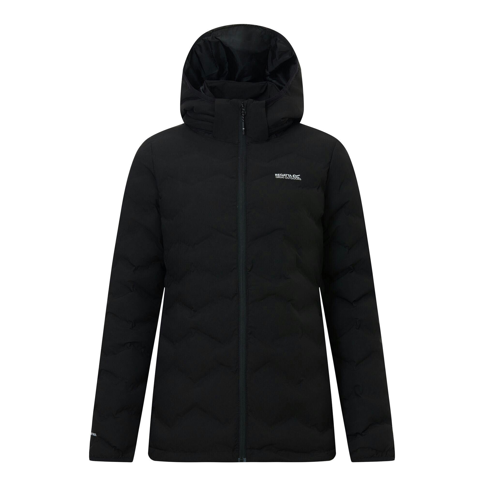 Regatta Women's Black / Deyla Quilted Padded Jacket - 12 Uk - 100% Recycled Polyester