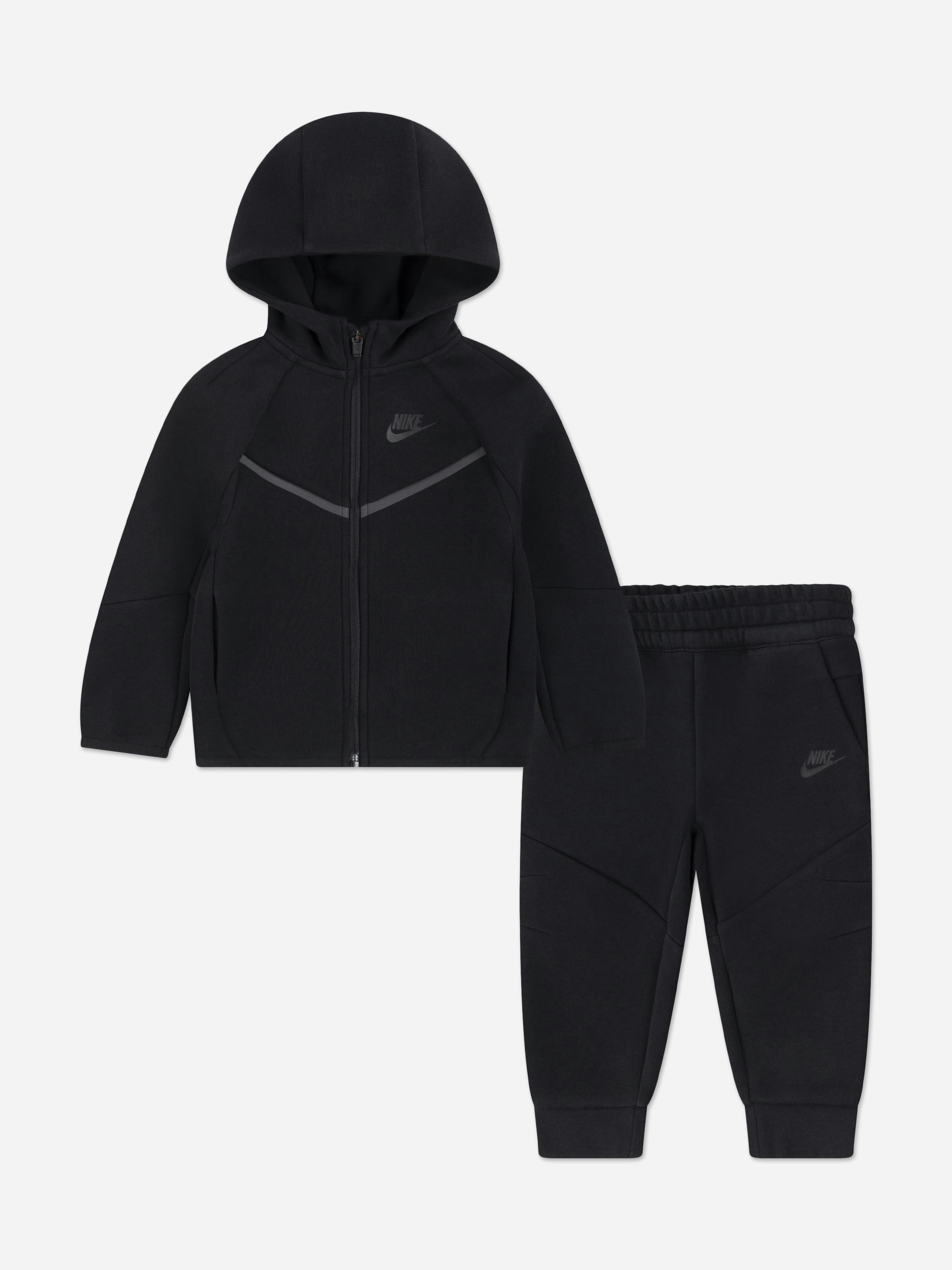 Nike Black Kids Nsw Tech Fleece Tracksuit In - 3 - 4 Yrs