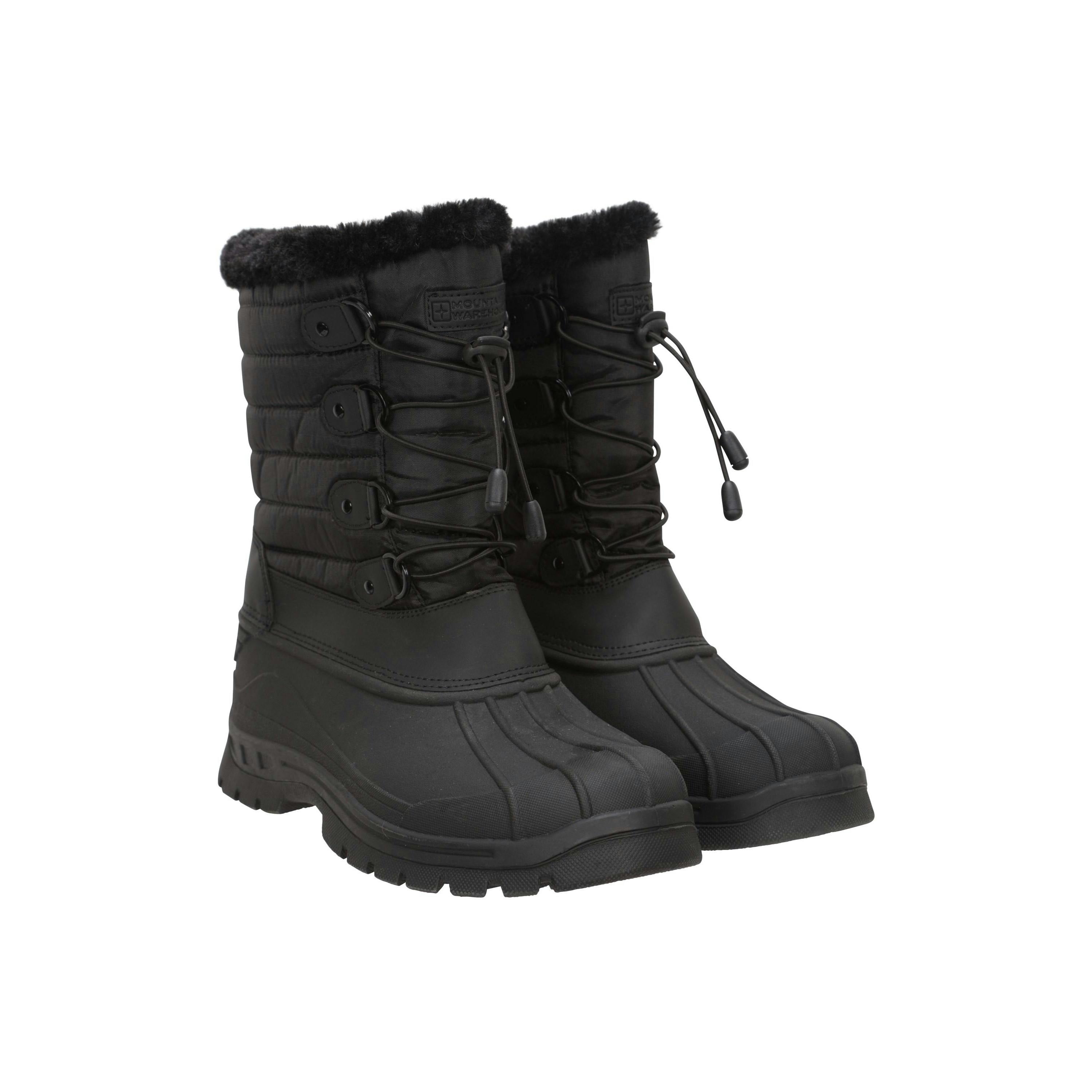 Mountain Warehouse Women's Black / Whistler Adaptive Snow Boots - 5 Uk - 70% Textile/30% Synthetic