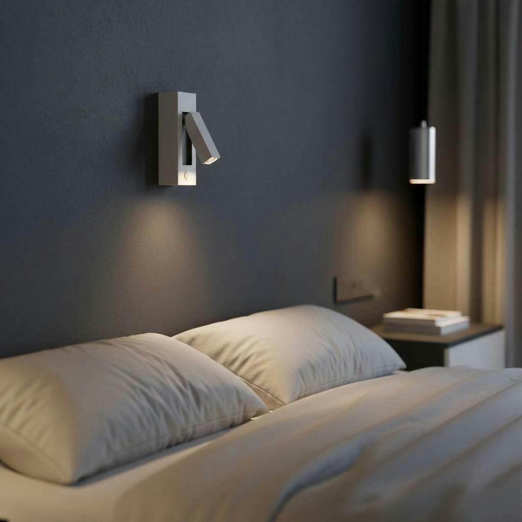 Rackhams White/Light 3 Watt Led Wall Mounted Reading