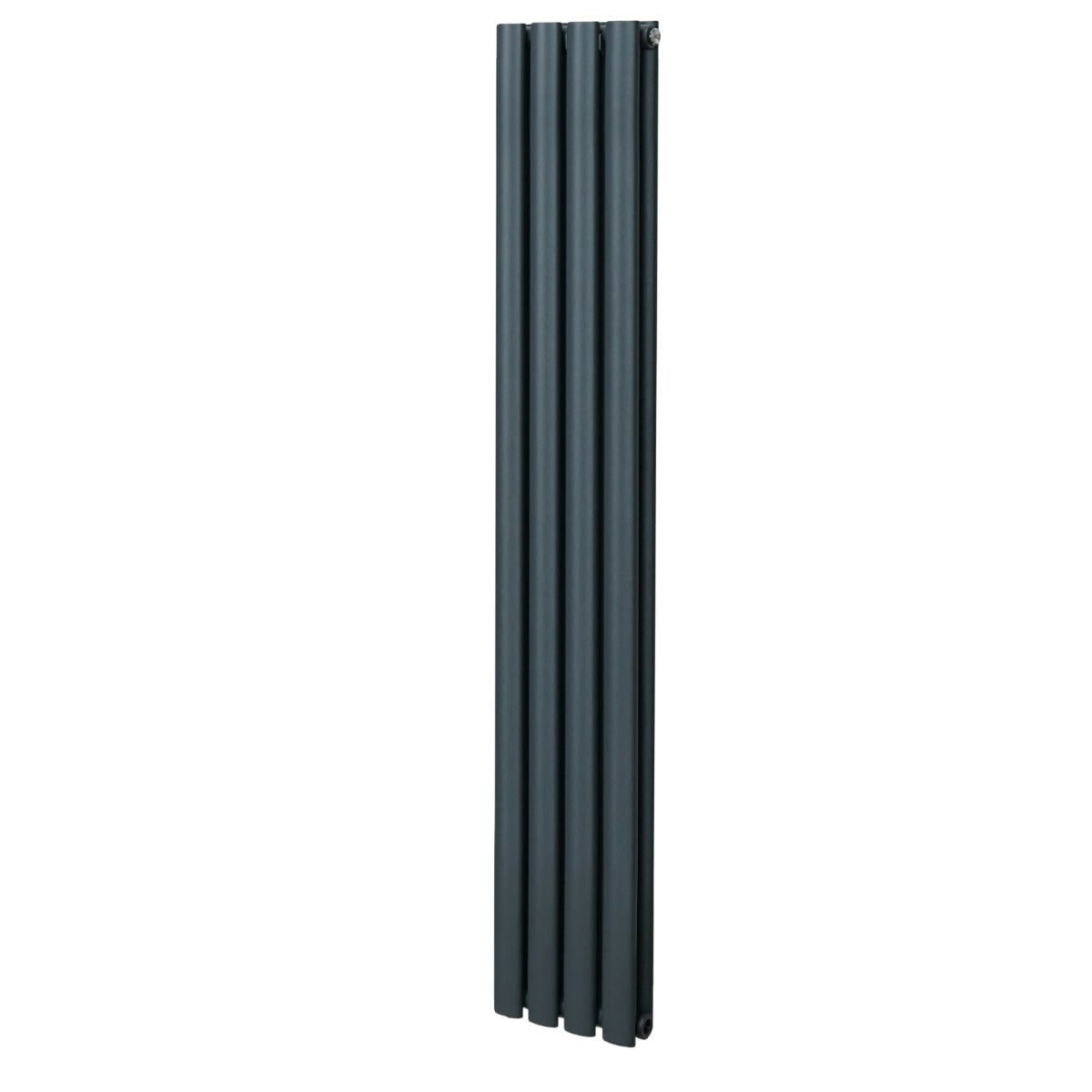 Monstershop Anthracite/Grey Oval Column Radiator – 1600Mm X 240Mm –