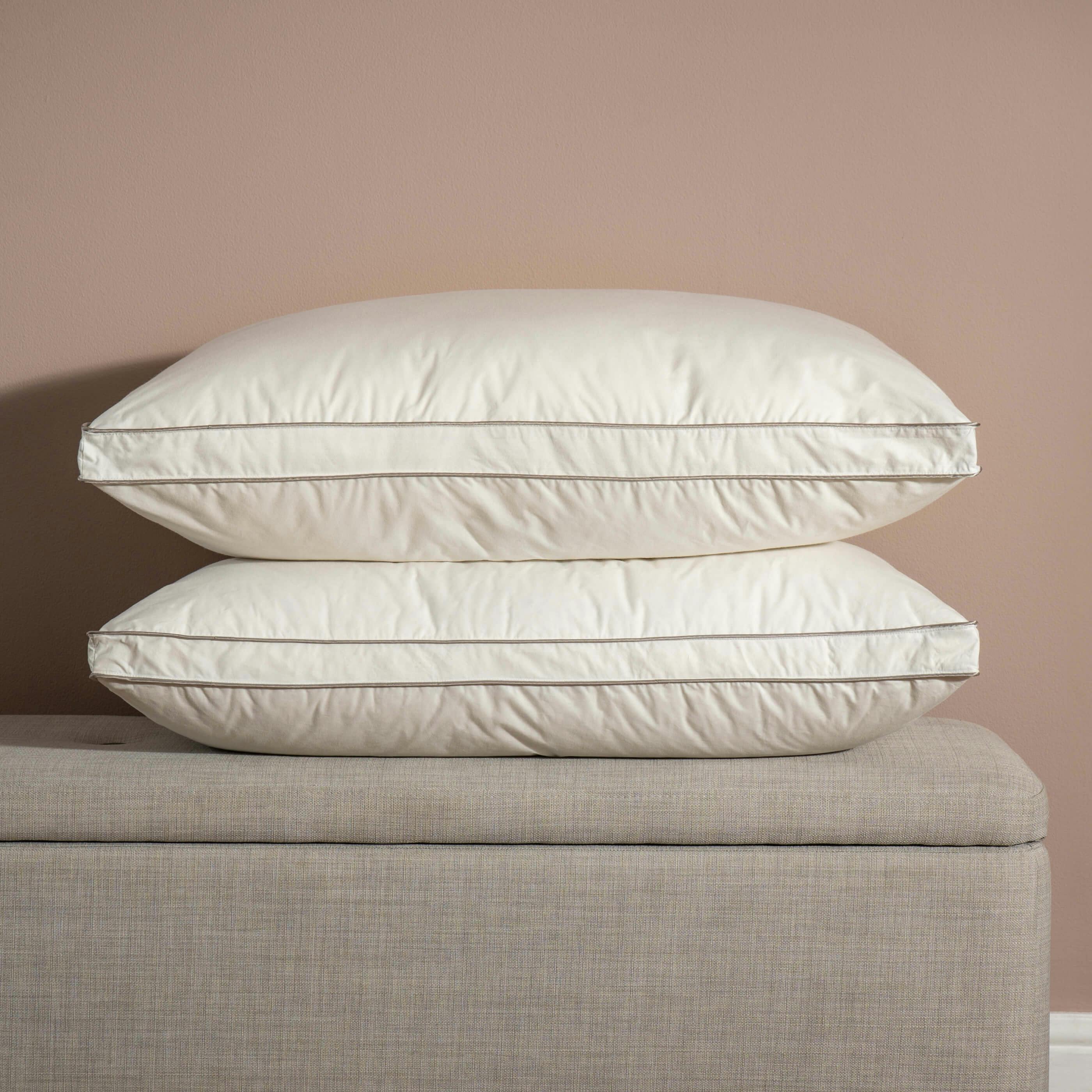 Soak&Sleep Light 60% Duck Down Pillows - Medium - Standard - Pair