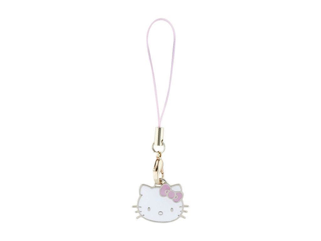 Hello Kitty Pink Phone Strap Kitty Cute Head Charm - Hkcpmkhp