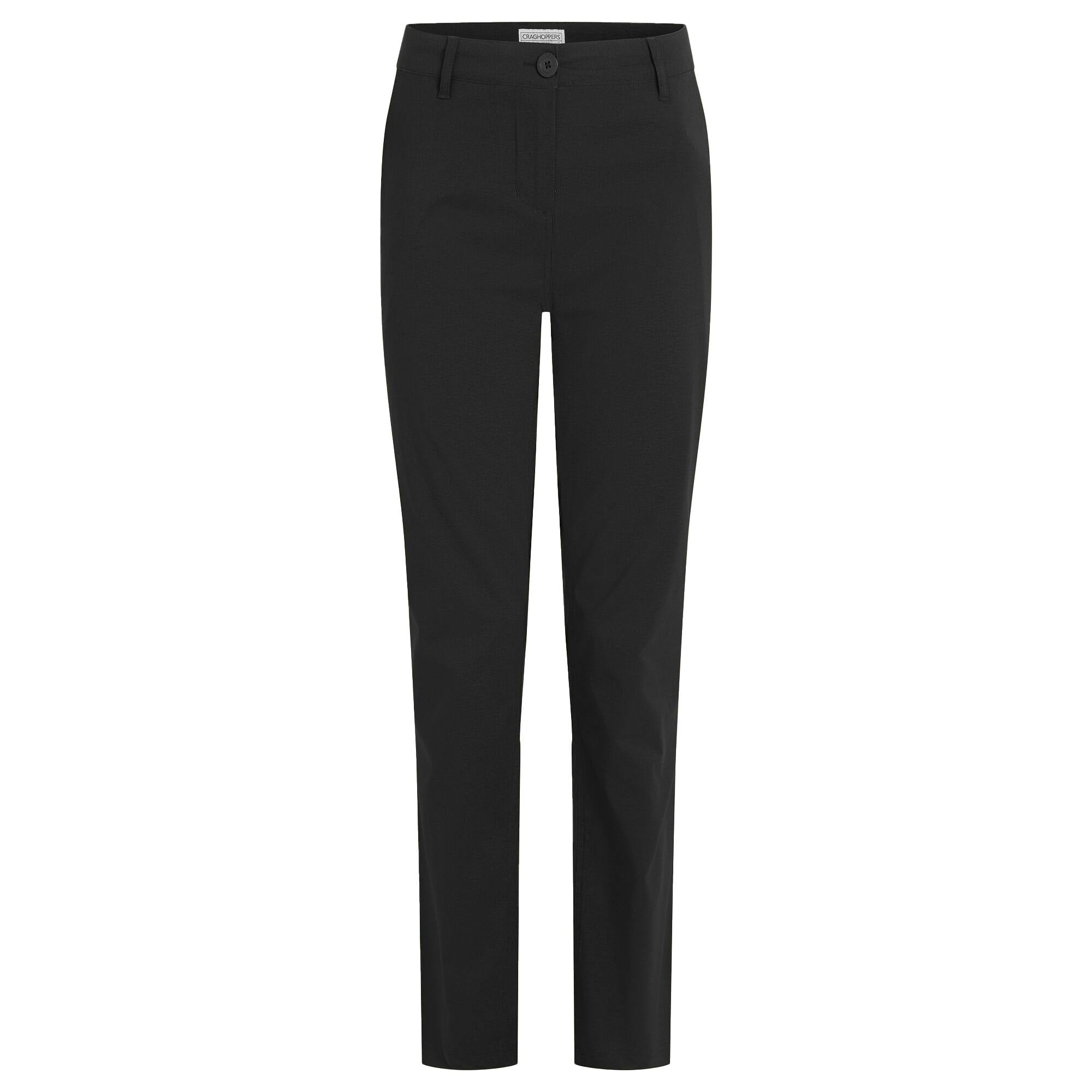 Craghoppers Women's Black Kiwi Pro Iii Trousers - 12 Uk R - 96% Recycled Nylon Polyamide/4% Elastane