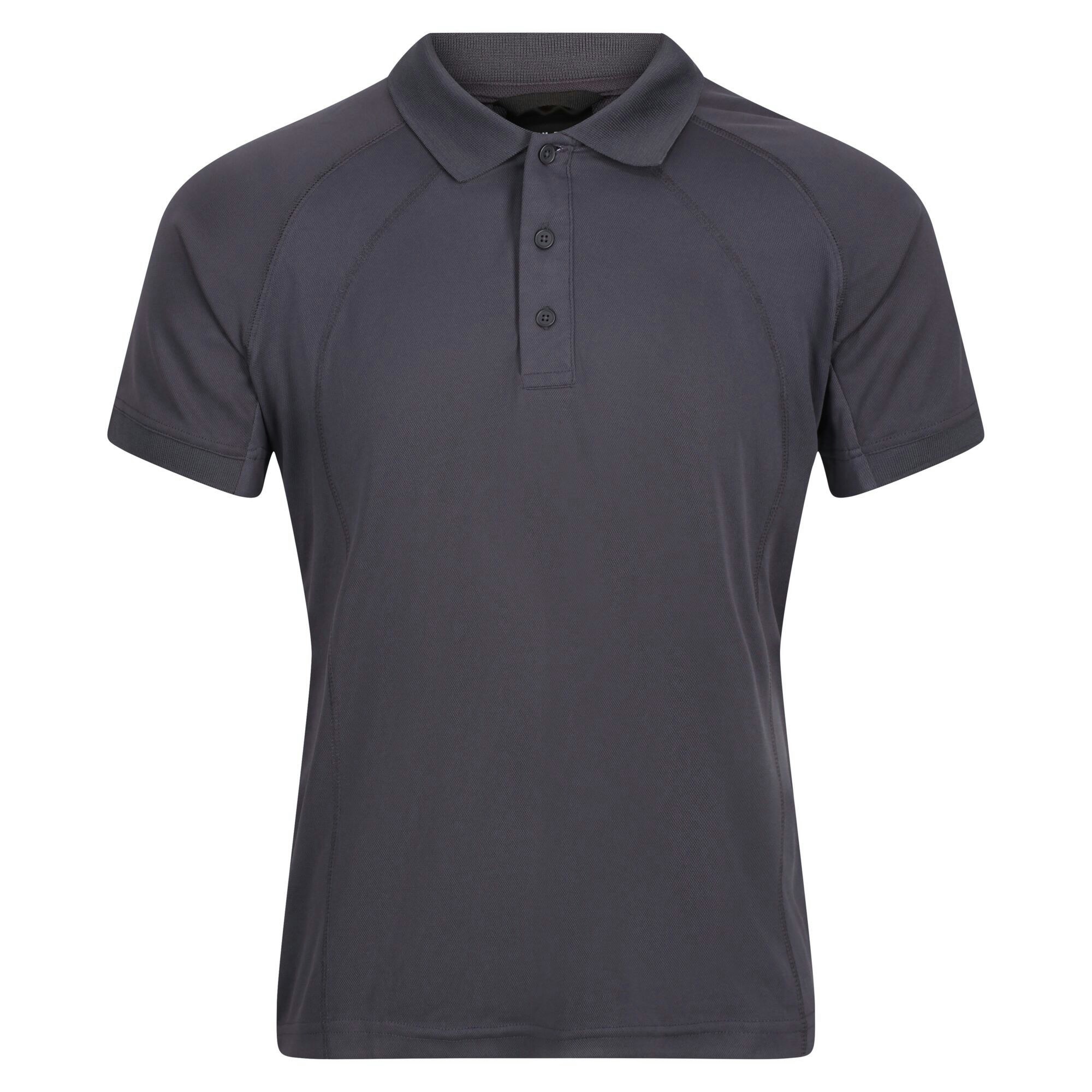Regatta Men's Professional Coolweave Short Sleeve Polo Shirt - Iron - Iron - 3XL