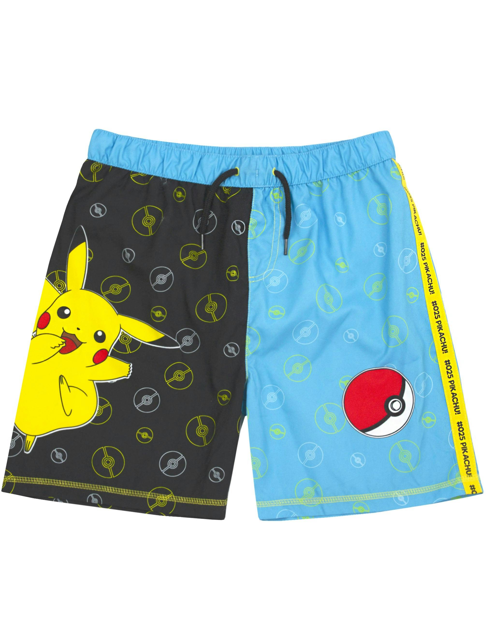 Vanilla Underground Boys Blue Pokemon Pikachu Swim Shorts - 5-6 Years