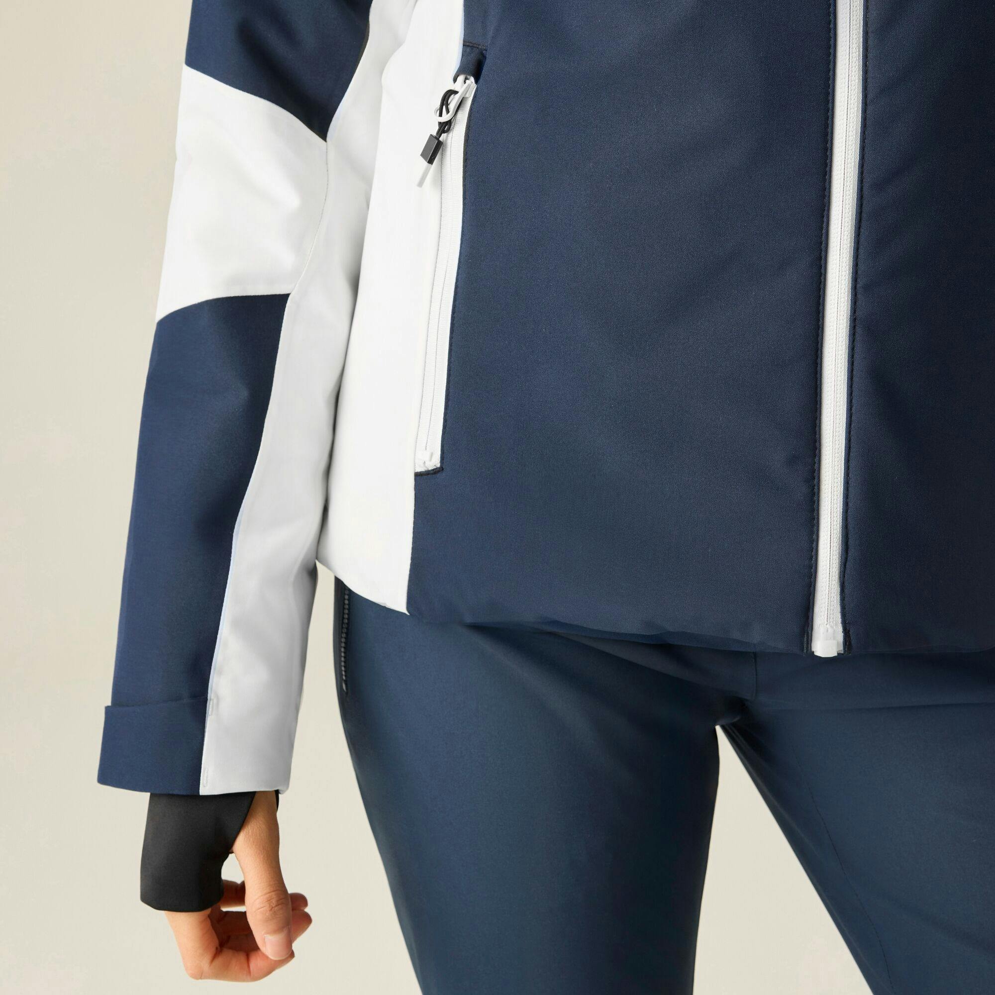 Dare 2B Women's / Lumi Stretch Ski Jacket - Navy/Egret - 20 Uk - Navy/Egret - 100% Recycled Polyester