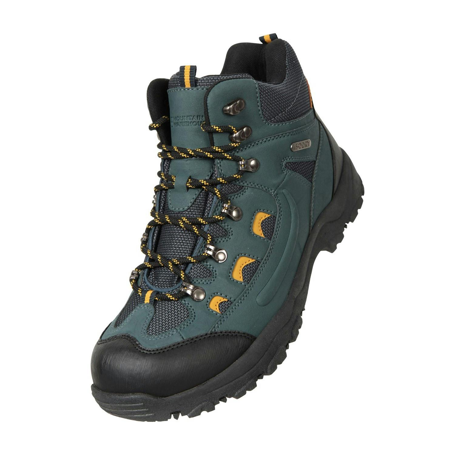 Mountain Warehouse Men's Blue Adventurer Waterproof Hiking Boots - 8.5 Uk - 100% Synthetic