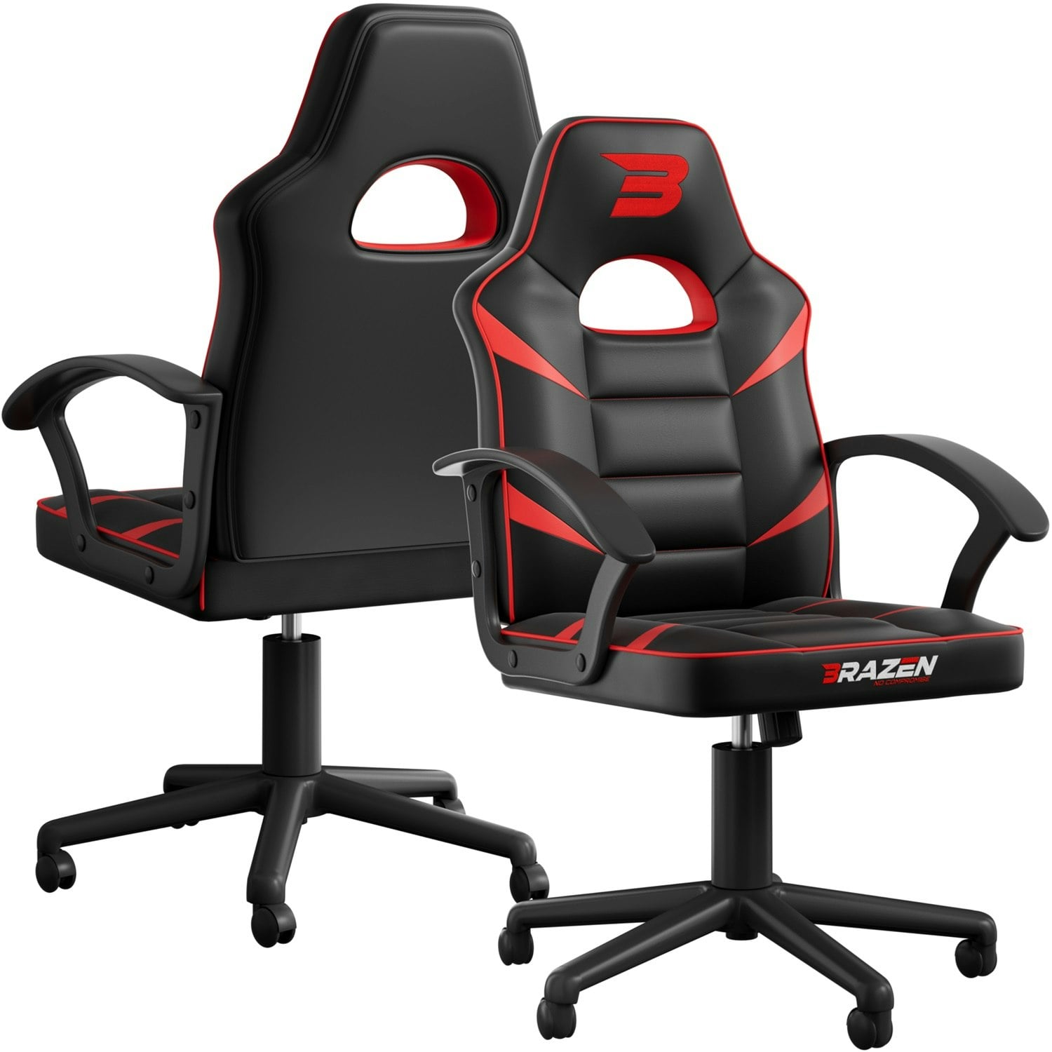 Brazen Red Valor Mid Back Pc Gaming Chair