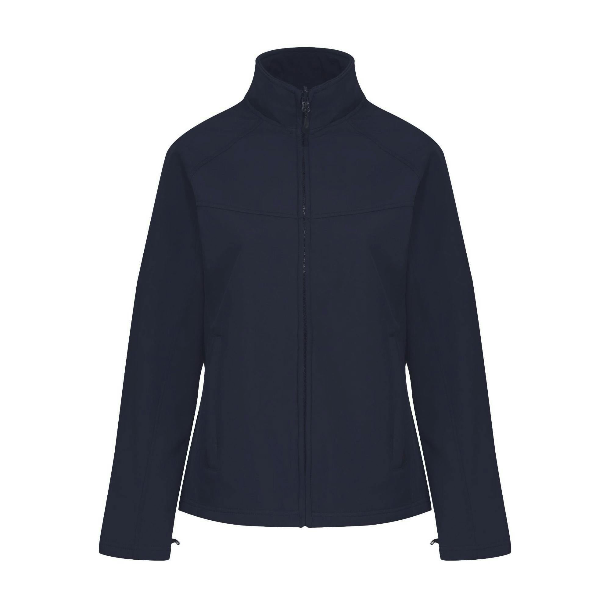Regatta Women's Professional Uproar Softshell Wind Resistant Jacket - Navy - 12 - Navy - 96% Polyester/4% Elastane