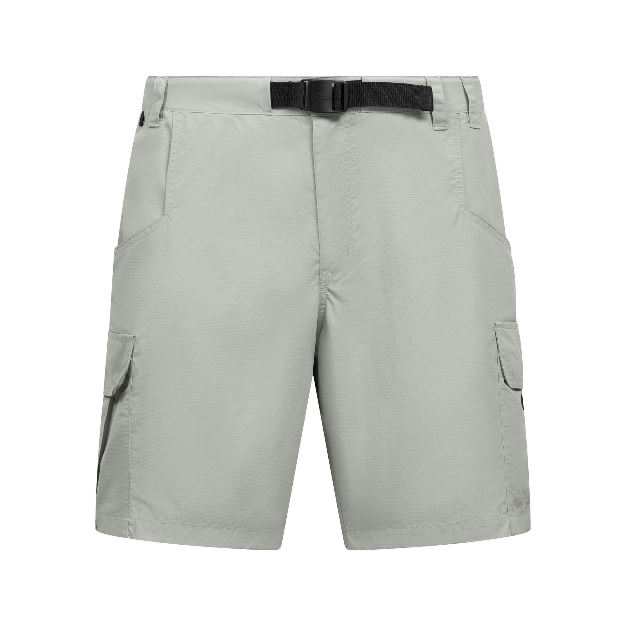 Trespass Men's Grey Seumas Adventure Shorts - Stone - S - Stone - 100% Mixed