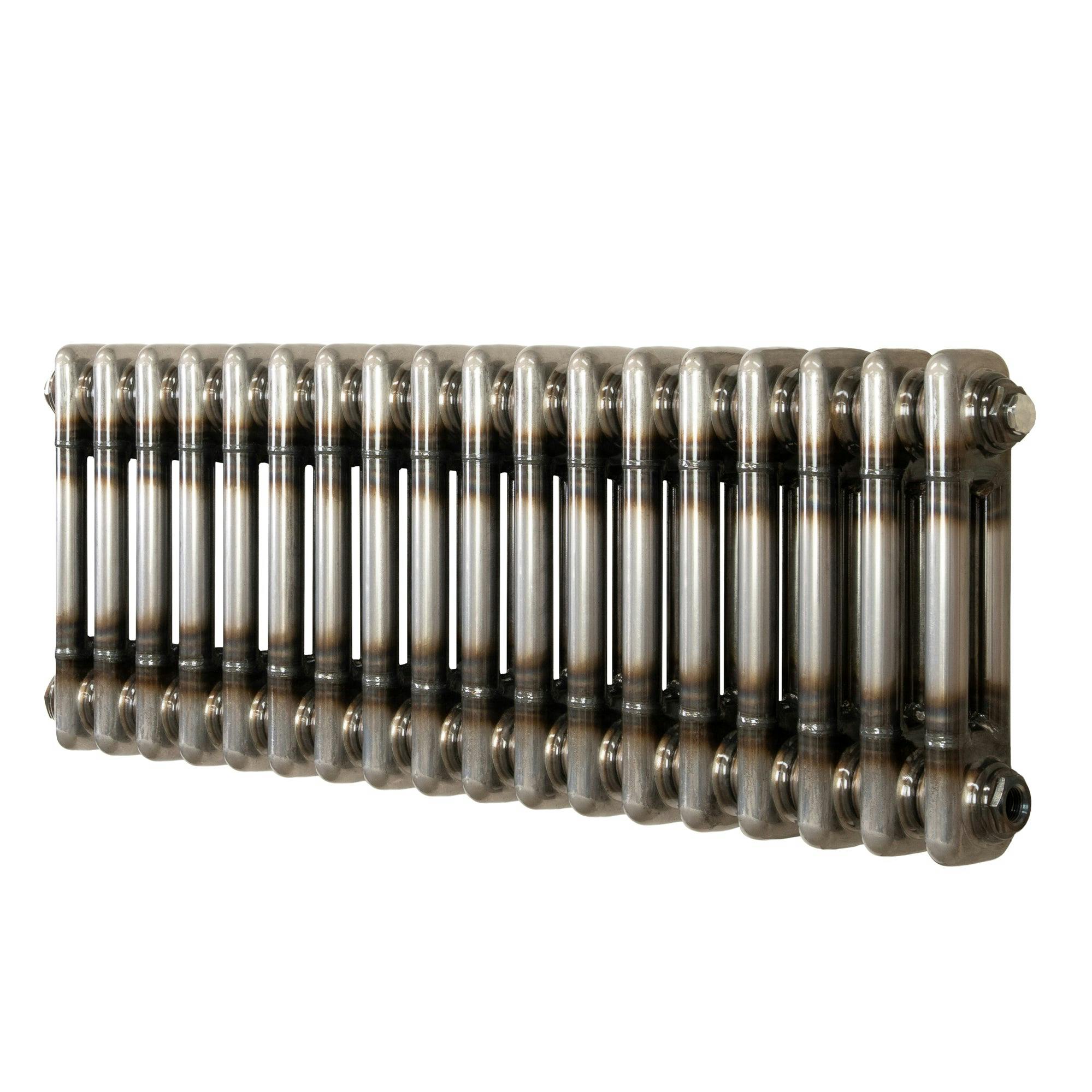 Monstershop Traditional 2 Column Radiator - 300 X 830Mm - Raw Metal