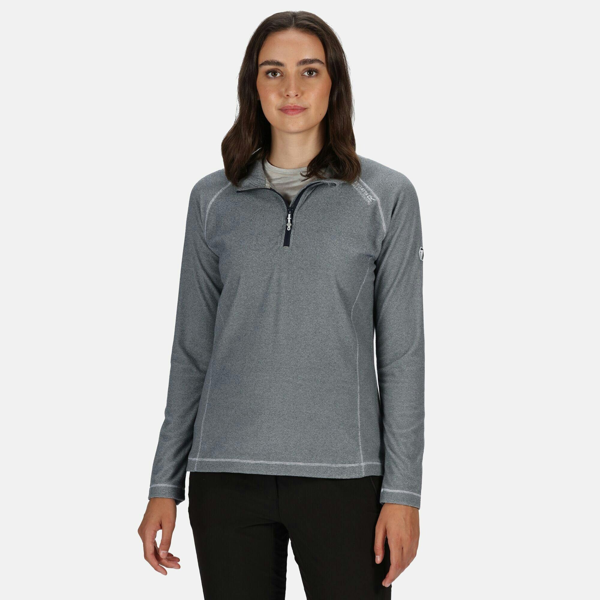 Regatta Women's White Great Outdoors Montes Half Zip Fleece Top - Navy/ - 18 Uk - Navy/ - 100% Polyester